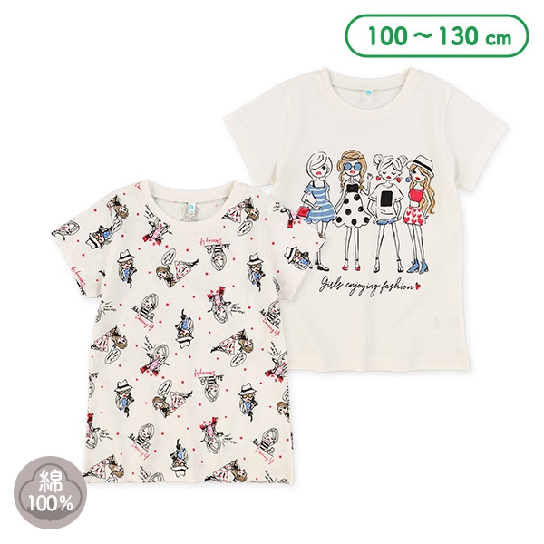 おしゃれガールズ半袖Tシャツ