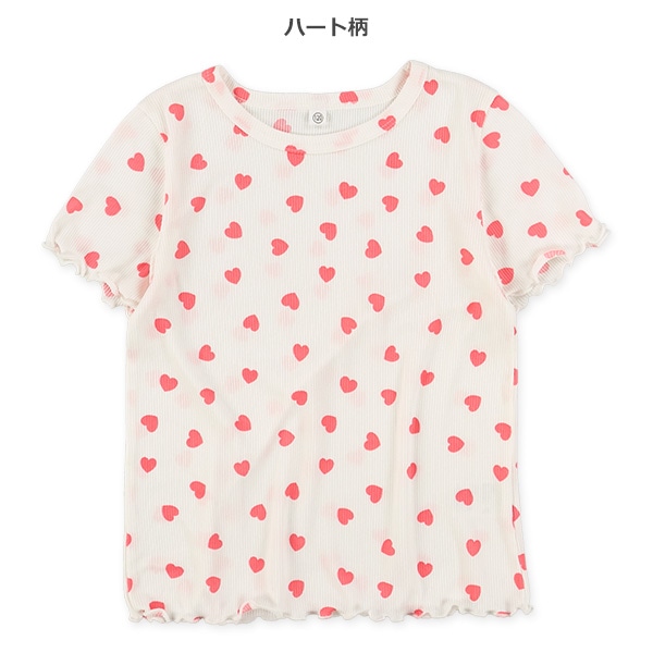 テレコハートダルメシアン半袖メロウTシャツ