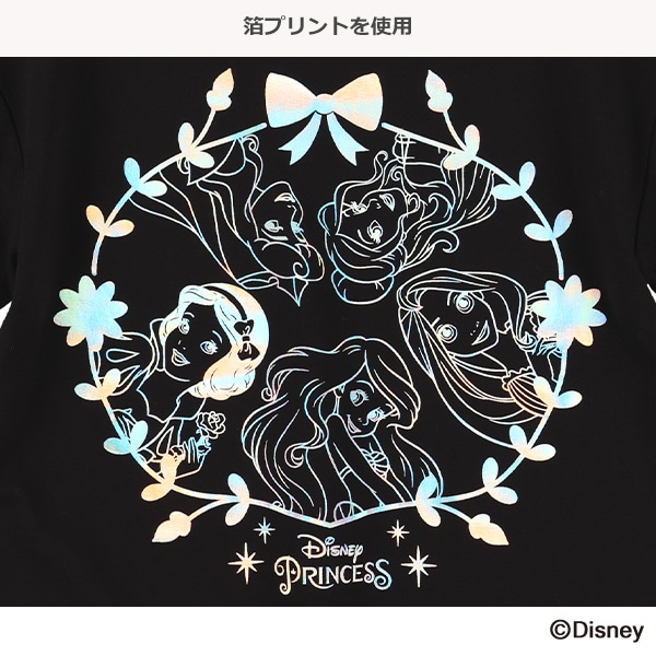 オーロラ箔半袖Tシャツ（ディズニープリンセス）