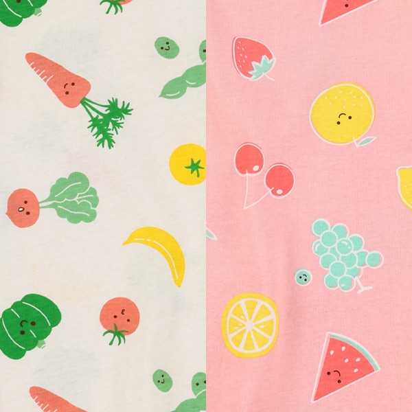 野菜フルーツ半袖Tシャツ
