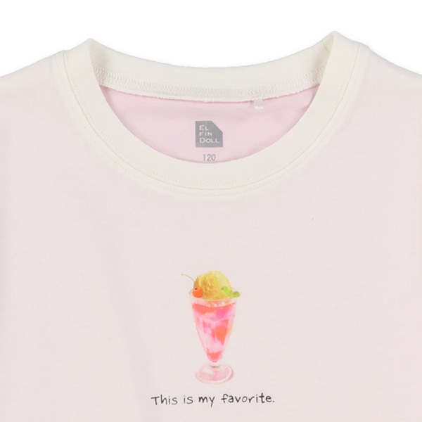スイーツバイカラー半袖Tシャツ