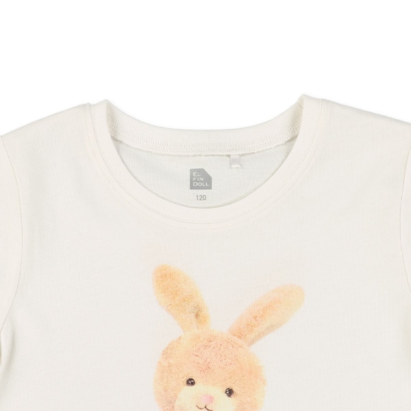 うさぎ・くま前後半袖Tシャツ
