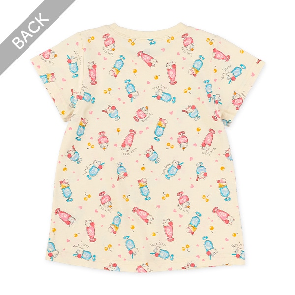 ねこクリームソーダ半袖Tシャツ