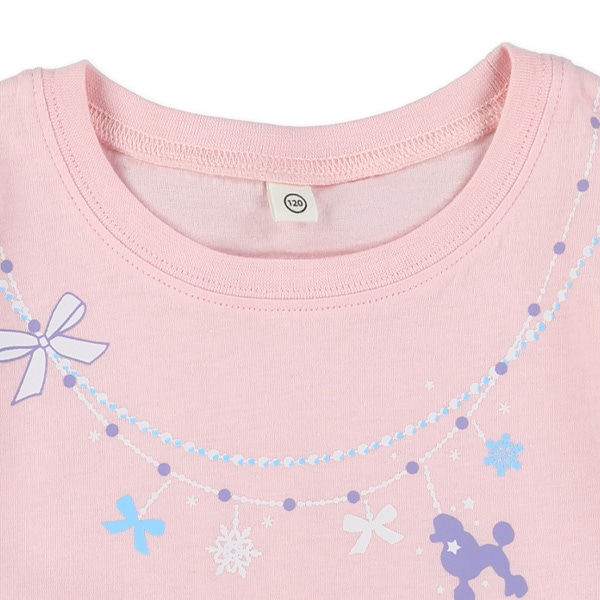 裾フリル切り替え半袖Tシャツ