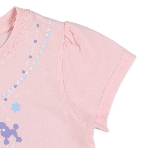 裾フリル切り替え半袖Tシャツ