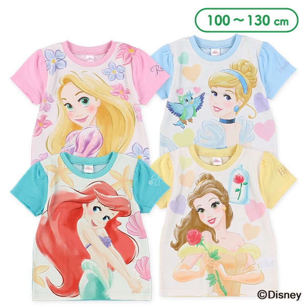 半袖Tシャツ（ディズニープリンセス）