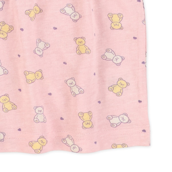 切り替えくま＆りぼんフレンチTシャツ
