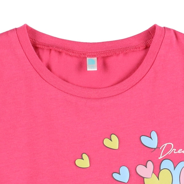 胸ポケット発泡プリント半袖Tシャツ