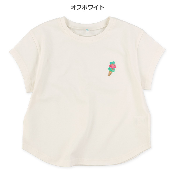 胸刺繍半袖Tシャツ