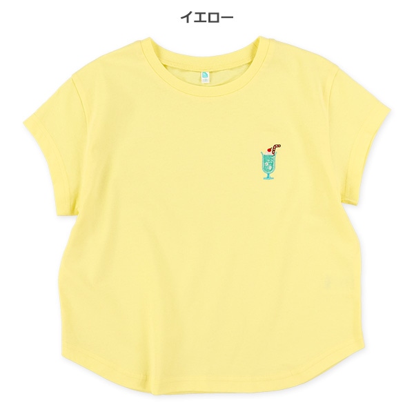 胸刺繍半袖Tシャツ