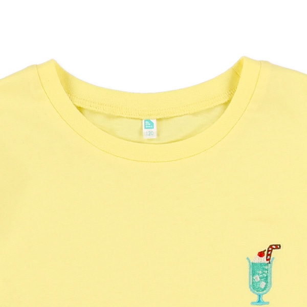 胸刺繍半袖Tシャツ