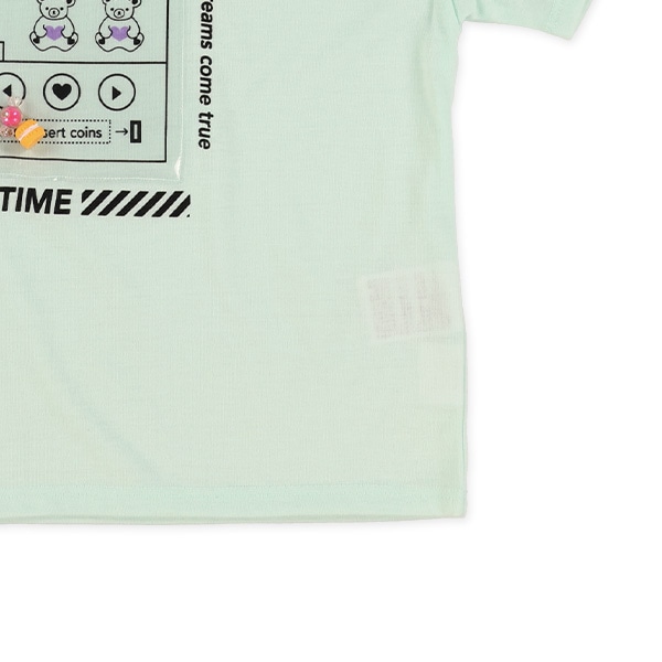 PVCチケットUFOキャッチャー半袖Tシャツ