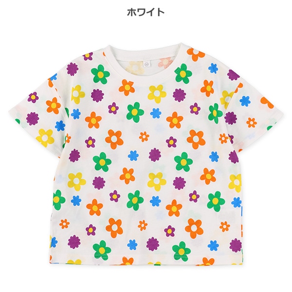 カラフルモチーフ半袖Tシャツ