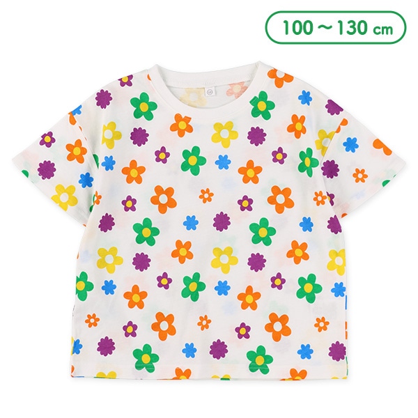 カラフルモチーフ半袖Tシャツ