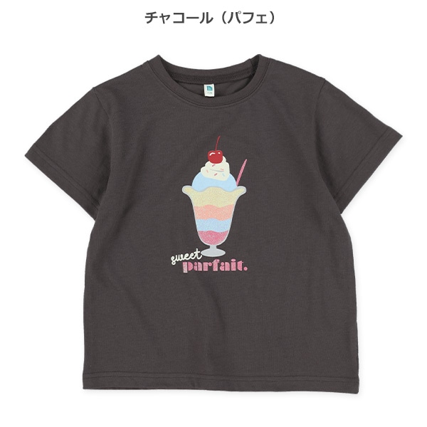 クリームソーダ・パフェラメプリント半袖Tシャツ