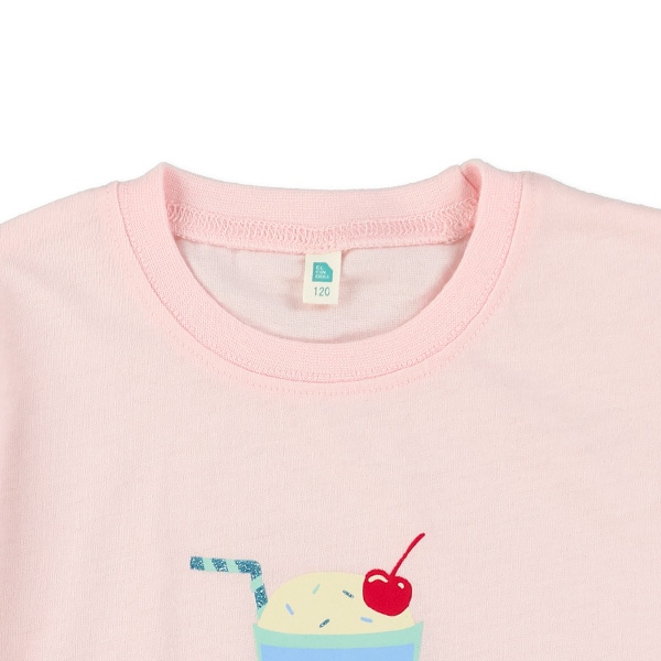 クリームソーダ・パフェラメプリント半袖Tシャツ