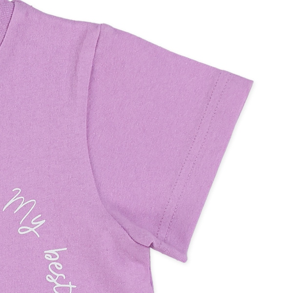 くまハートプリント半袖Tシャツ