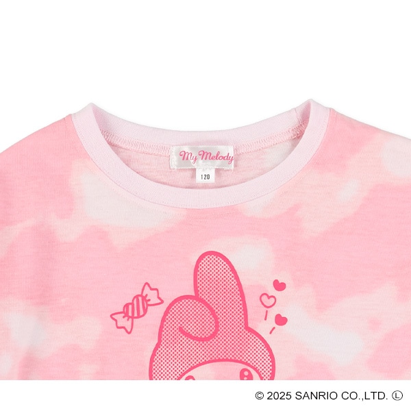タイダイ風半袖Tシャツ（マイメロディ・クロミ）