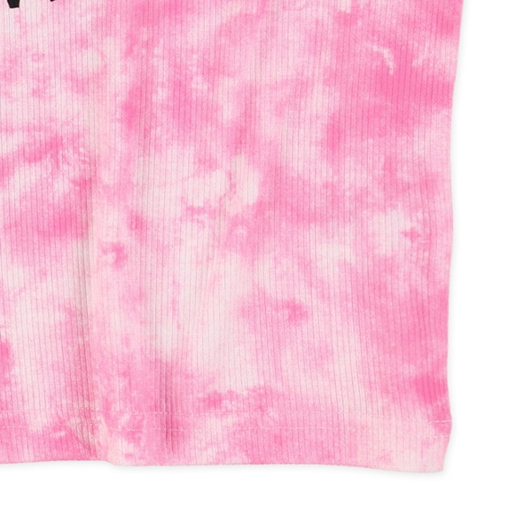 テレコむら染め風くまロゴ半袖Tシャツ