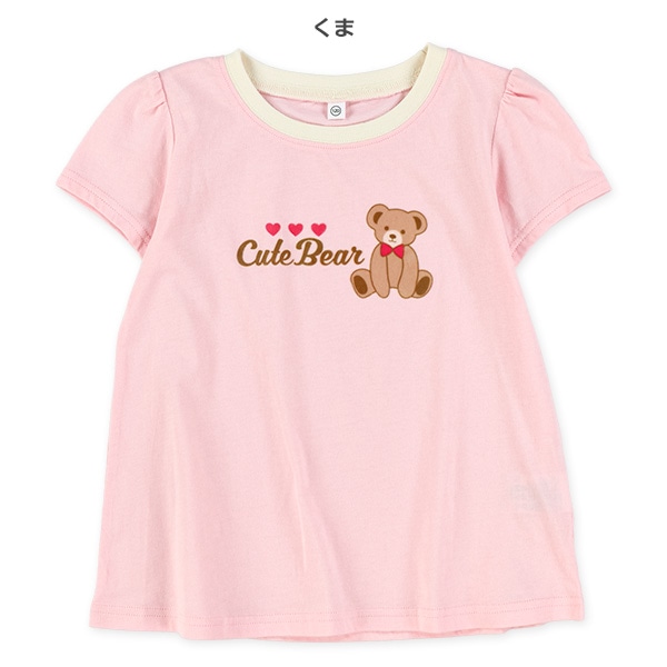 いぬ・くまフロッキー半袖Tシャツ