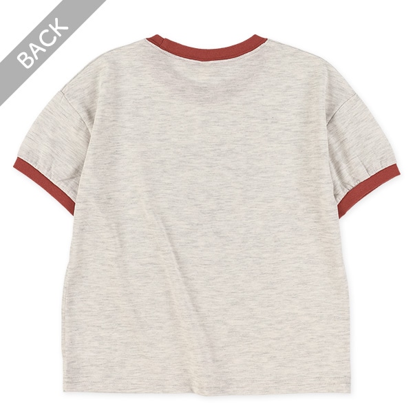 いぬ・ねこリンガー半袖Tシャツ