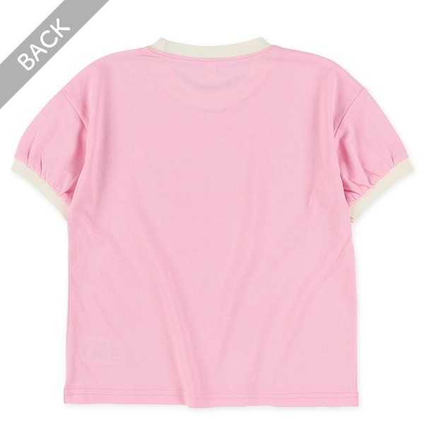 ロゴねこ転写プリント半袖Tシャツ