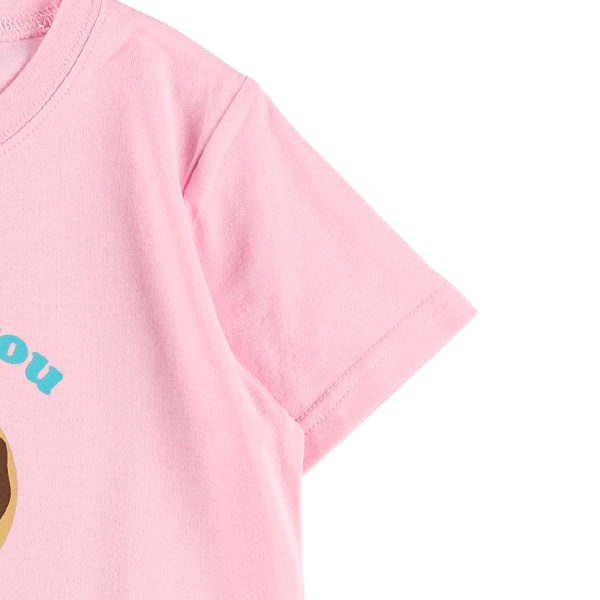 ドーナツ発泡プリント半袖Tシャツ