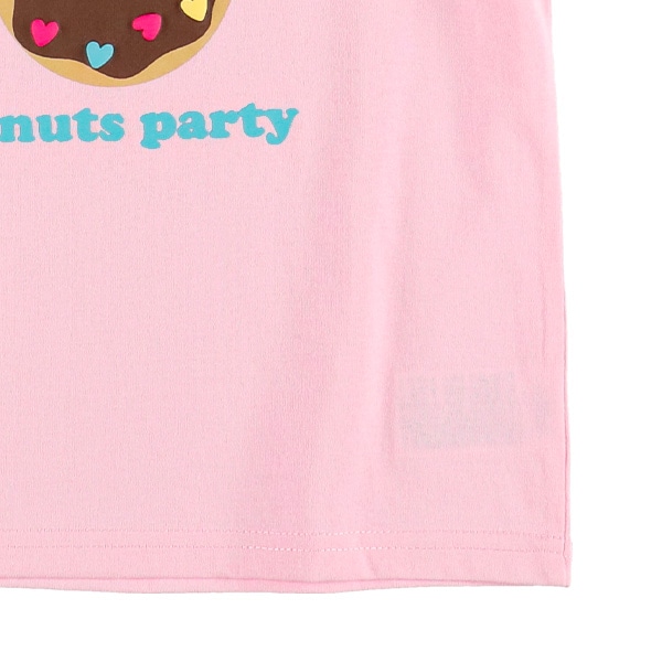 ドーナツ発泡プリント半袖Tシャツ