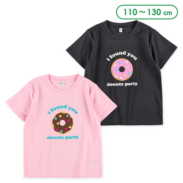 ドーナツ発泡プリント半袖Tシャツ