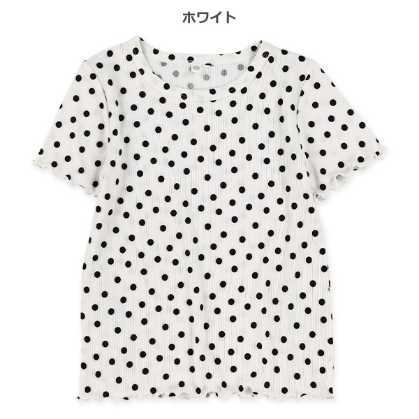 テレコドット・ボーダー半袖Tシャツ
