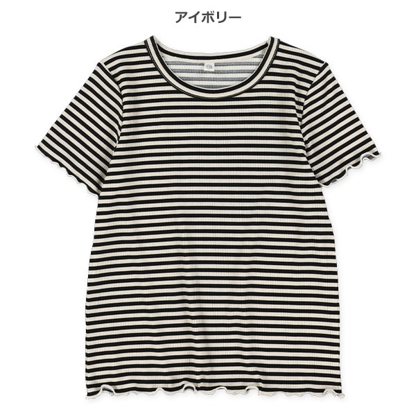 テレコドット・ボーダー半袖Tシャツ