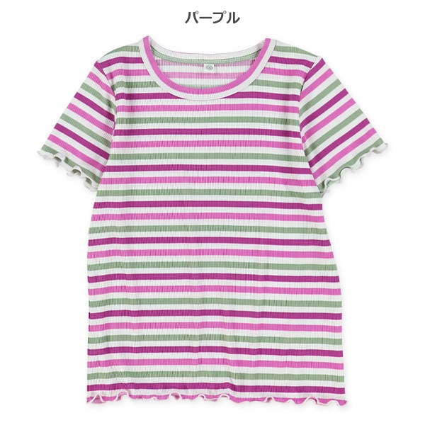 テレコドット・ボーダー半袖Tシャツ