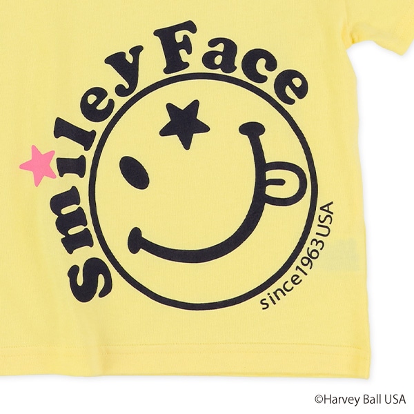 スマイリー裾プリント半袖Ｔシャツ