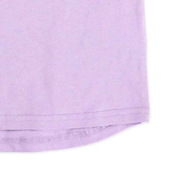 ハートロゴオーロラ箔プリント半袖Tシャツ