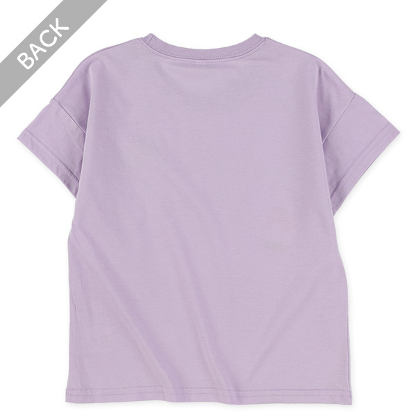 花・スイーツ編みモチーフドロップショルダー半袖Tシャツ