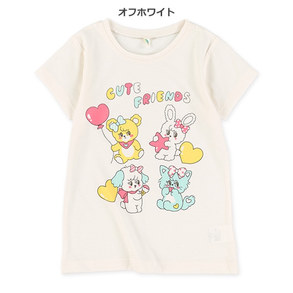 キュートアニマル半袖Tシャツ