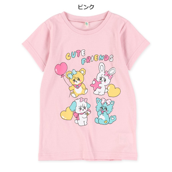 キュートアニマル半袖Tシャツ