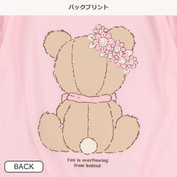うさぎ・くま前後プリント半袖Ｔシャツ