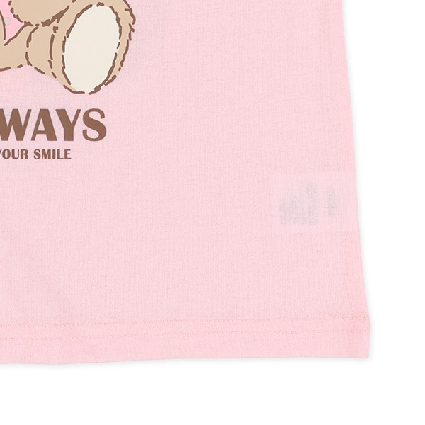 うさぎ・くま前後プリント半袖Ｔシャツ