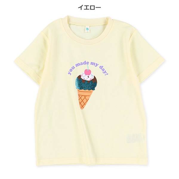 箔プリント半袖Tシャツ