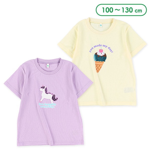 箔プリント半袖Tシャツ