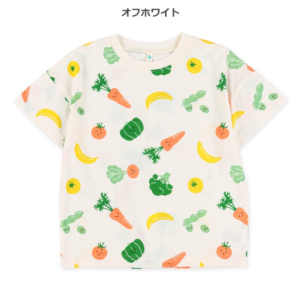 野菜・くだもの半袖Tシャツ