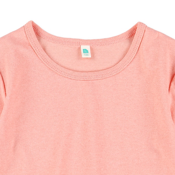 裾フリル花柄リボンラメプリント半袖Tシャツ