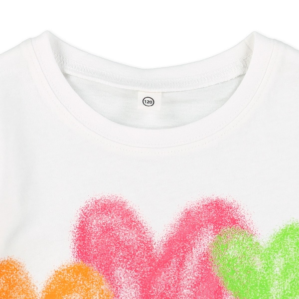 カラフルハートリボン半袖Tシャツ