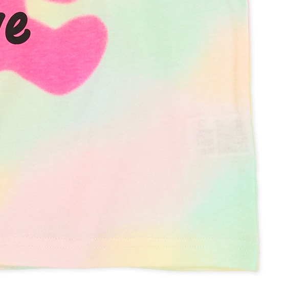 タイダイ風ロゴくまシルエット半袖Tシャツ