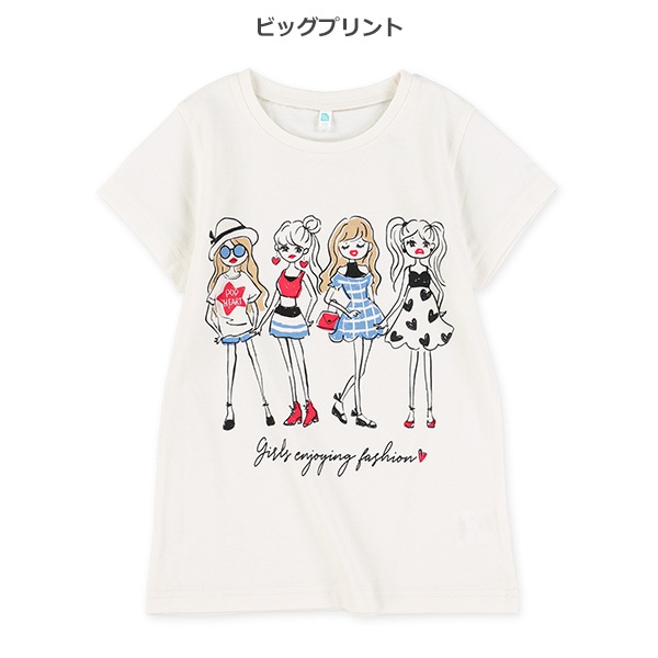 おしゃれガールズ半袖Tシャツ