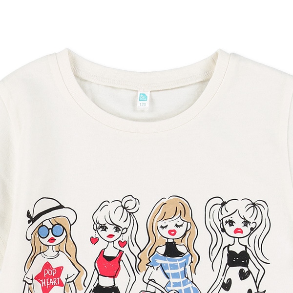 おしゃれガールズ半袖Tシャツ