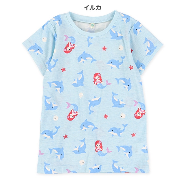 総柄半袖Tシャツ