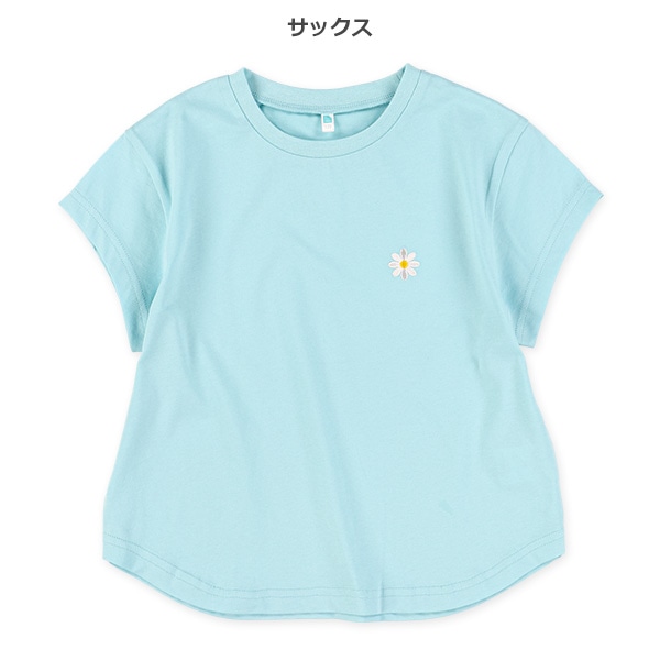 胸刺繍半袖Tシャツ