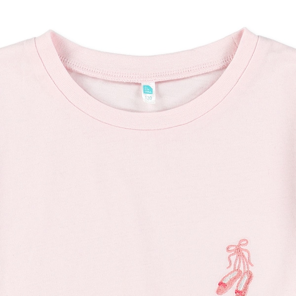 胸刺繍半袖Tシャツ